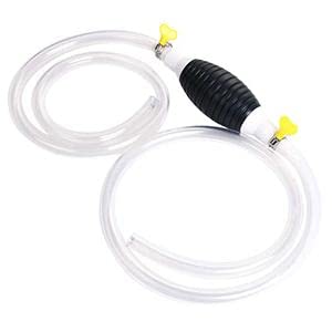 kesi Fuel Transfer Pump Kit Tank Sucker Newest High Flow Hand Pump Portable Manual Car Bike Fuel Transfer Pump | Liquid Pipe Siphon Tool for Petrol Diesel, Water, Oil Liquid Water Fish Tank (1 Miter)