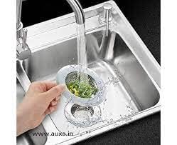 Evaluemart Sink Strainer Kitchen Drain Wash Basin Filter Basket Stopper Drainer (Round Sink Strainer)