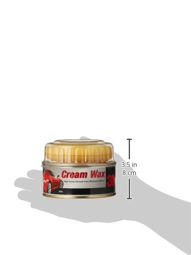 3M Specialty Cream Wax For Car (220 g) | Restores High Gloss and Shine | Safe on Paint