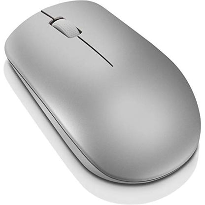 Lenovo 530 Wireless Mouse (Platinum Grey): Ambidextrous, Ergonomic Mouse, Up to 8 Million clicks for Left and Right Buttons, Optical Sensor 1200 DPI, 2.4 GHz Wireless Technology via Nano USB Receiver