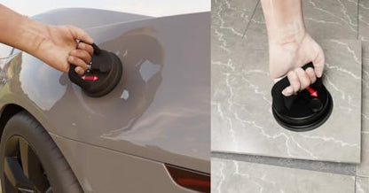 SHAYONAM Metal Car Dent Remover Puller Handle Lifter Car Dent Puller, Glass, Tiles, Mirror Lifting and Objects Moving Professional-Grade Automotive Repair Dent Removal Tool Car Dent Puller Suction