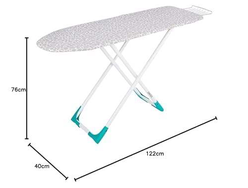 Amazon Brand - Solimo Wooden Ironing Board/Table with Iron Holder, Foldable & Adjustable (116 x 40cm)