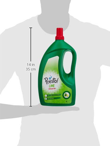 Amazon Brand - Presto! Dish Wash Gel - 2 Litre (Lime)