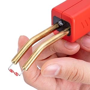 AZRMOH 50W Plastic Welding Machine Car Bumper Crack Repair Hot Stapler Kit, Hot Stapler Heating Plastic Welding Repairing Gun Welder Machine with Four Types of Staples