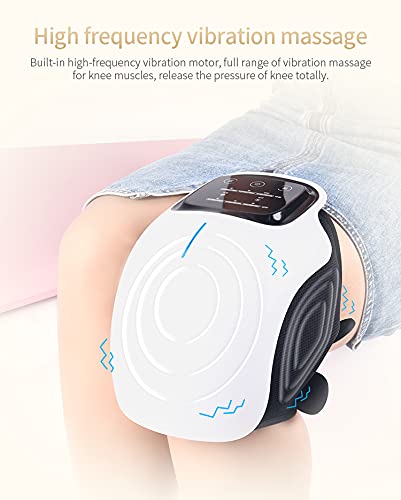 HOUZAIDE WORLD OF WELLNESS & CARE Smart Knee Massager for joint pain relief- Physiotherapy for Arthritis Pain, Cramps, Knee Pain Relief, Knee Heat Therapy Advance upgraded version V2 | Gift Option