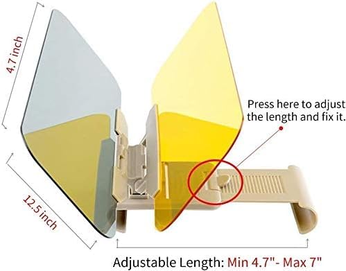 Dimensions of Brienstripe Car Sun Visor 