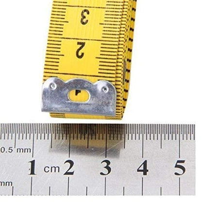 Eclet Durable Soft Sewing Tailor Tape Body Measuring Dress-Making Measure Ruler, 1.50 Meter, 150 cm, Multicolour(I)