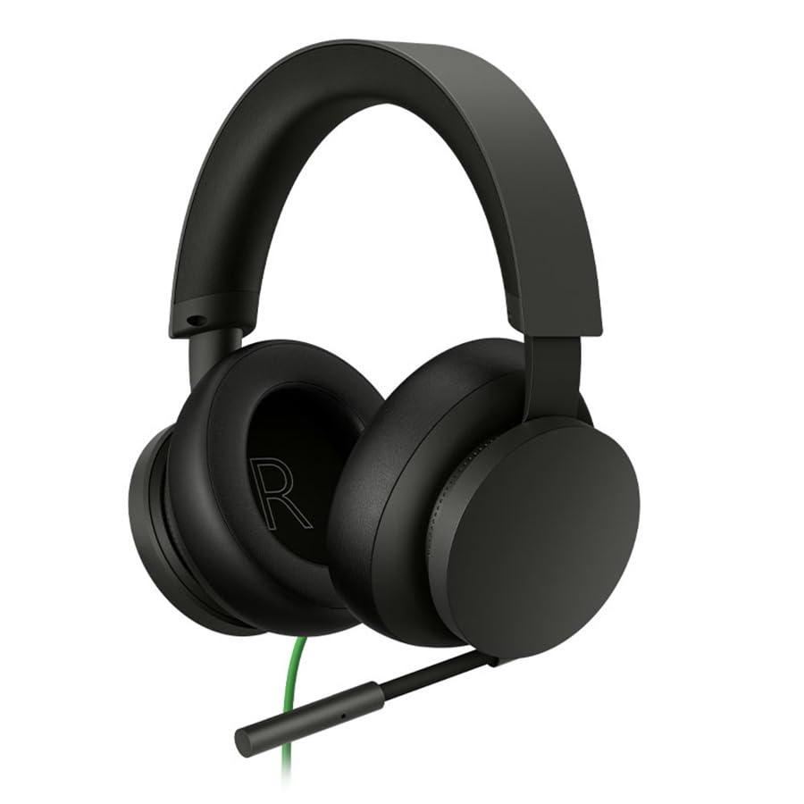 Microsoft Xbox Stereo Wired On Ear Headphones, Auxiliary (Black)