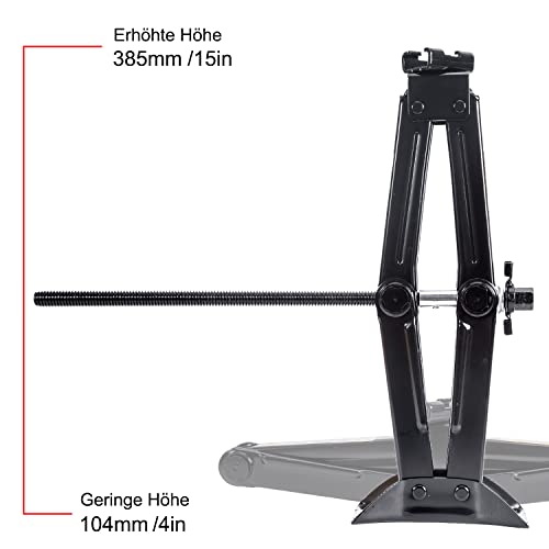 LEAD BRAND LEAD BRAND Scissor Jack 1.5 Tons(3,307 lbs) Capacity Saving Strength Design VA004