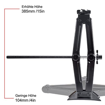 LEAD BRAND LEAD BRAND Scissor Jack 1.5 Tons(3,307 lbs) Capacity Saving Strength Design VA004