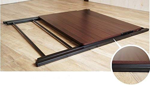 InnoFur Meleti Folding Table for Home and Office/Folding Table for Study/Work from Home Table/Foldable Laptop Desk/Multipurpose Utility Table (Regular Size, Brown)