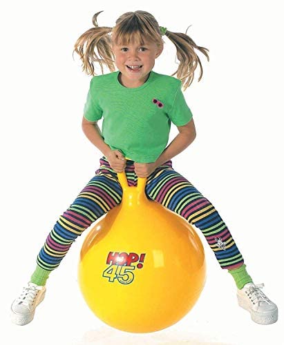 Storio Sit and Bounce Rubber Hop Jumping & Bouncing Ball for Boys Girls Toys | Indoor & Outdoor | Best Gift Balls for Kids -Big (Size 56cm / 22 Inch,Multicolour)