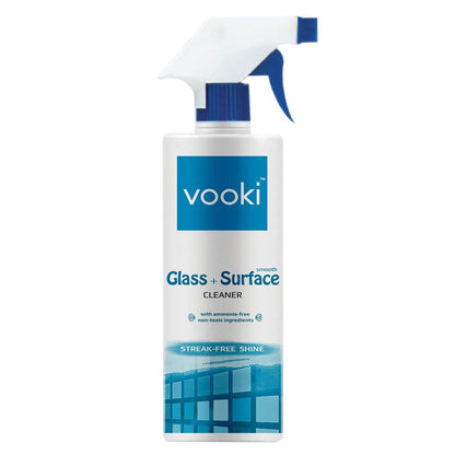 Vooki Ecofriendly Smooth Glass Surface Cleaner, Non-Toxic, for All Types of Glass Surfaces, 500ml - (Pack of 1)