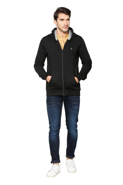 Allen Solly Men's Cotton Regular Hooded Neck Sweatshirt