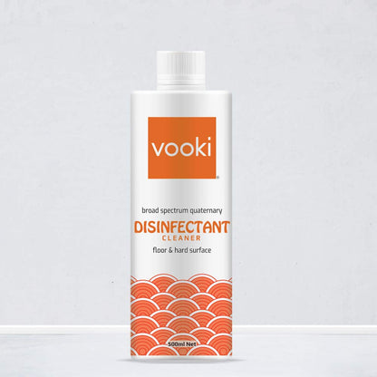 Vooki Ecofriendly Multipurpose Floor & Hard Surface Disinfectant Cleaner, Green Chemistry - 500 ml Each (Pack of 2)