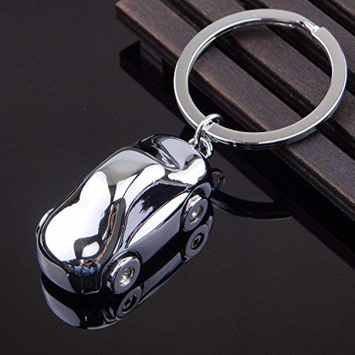 Close up of Metal Car Keychain