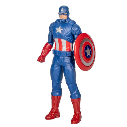 Marvel Captain America Action Figure, 6-Inch, Super Hero Toys and Figures for Kids Ages 4+