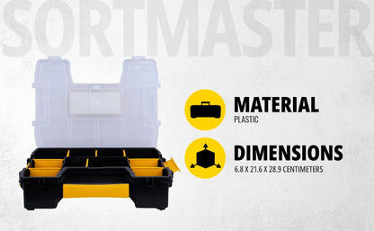 STANLEY STST1-70720 Stackable Master Organizer (Yellow & Black)