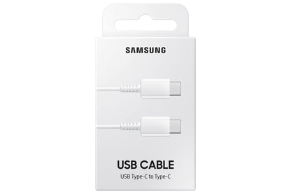 Samsung Original Type C to C Cable - 3.28 Feet (1 Meter) Compatible with Smartphone,White