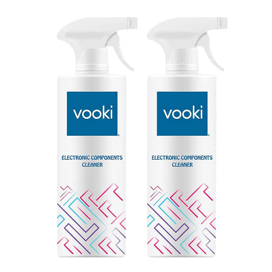 Vooki Electronic Components Cleaner Spray with Rapid Dry Technology - 500ml (Pack of 2)