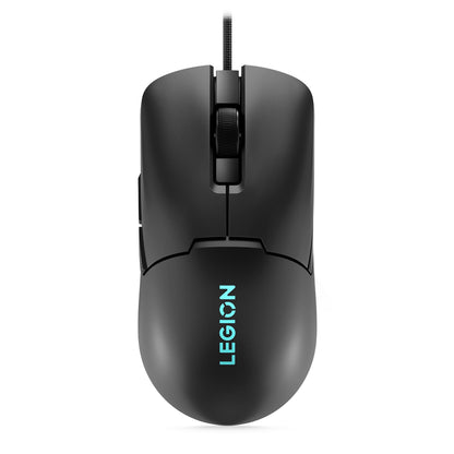 Lenovo Legion M300s RGB Wired Gaming Mouse - 8,000 DPI Adjustable Sensor, 6 Programmable Buttons & 20-Million Clicks Durability with Optimized Comfort (Black), GY51H47350