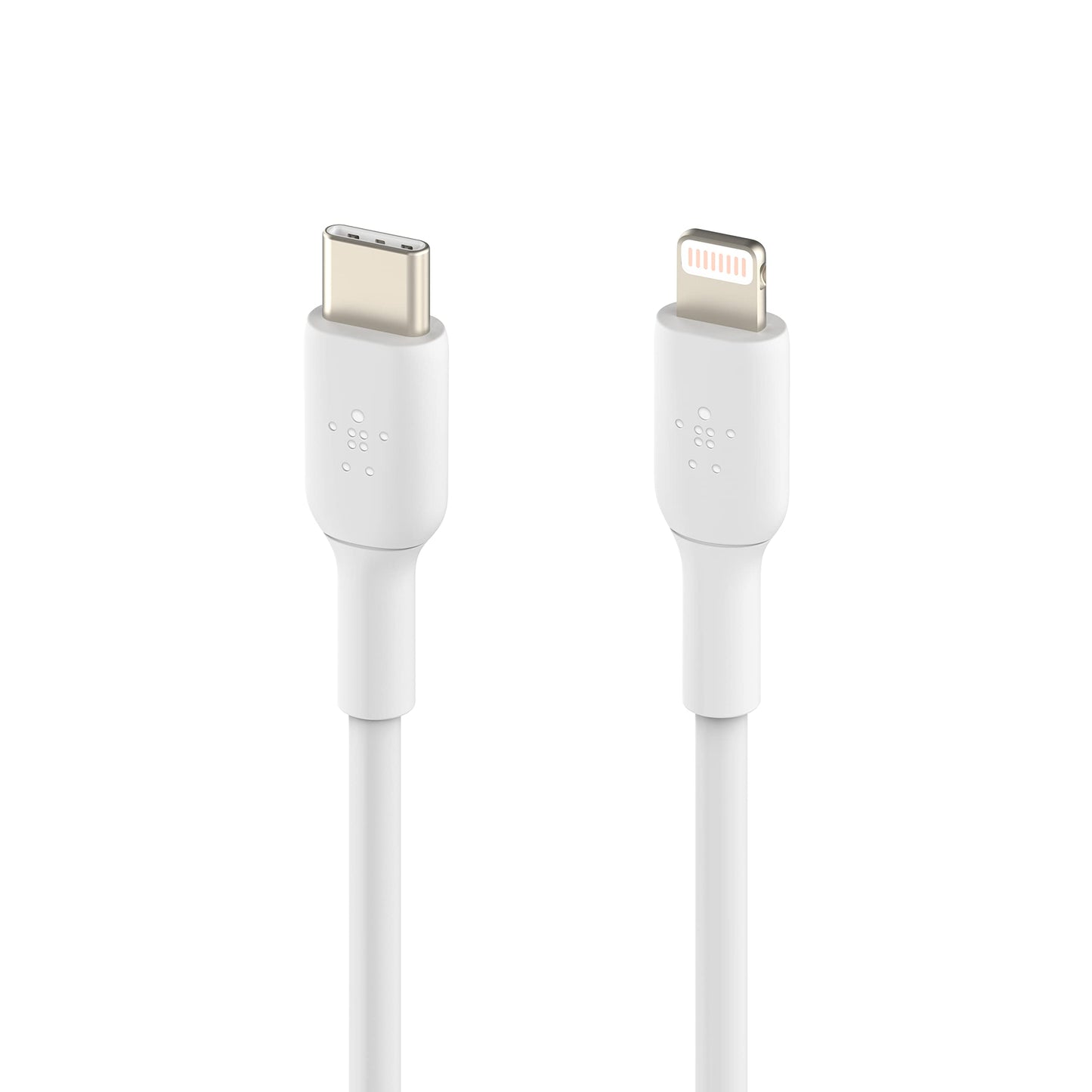 Belkin Apple Certified PVC Lightning to USB-C Charge and Sync Type C Cable, Tough and Durable, For iPhone, iPad, Air Pods, 3.3 Feet (1 Meter) - White