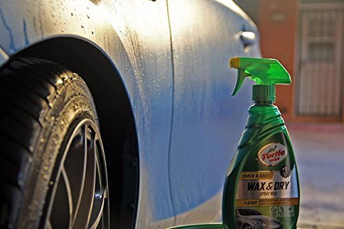 Turtle Wax 1 Step Wax & Dry - 769 ml - Achieve Premium Shine with Ease - Spray, Dry, and Shine Your Car in Minutes - Carnauba Wax and Protective Polymers for Maximum Protection