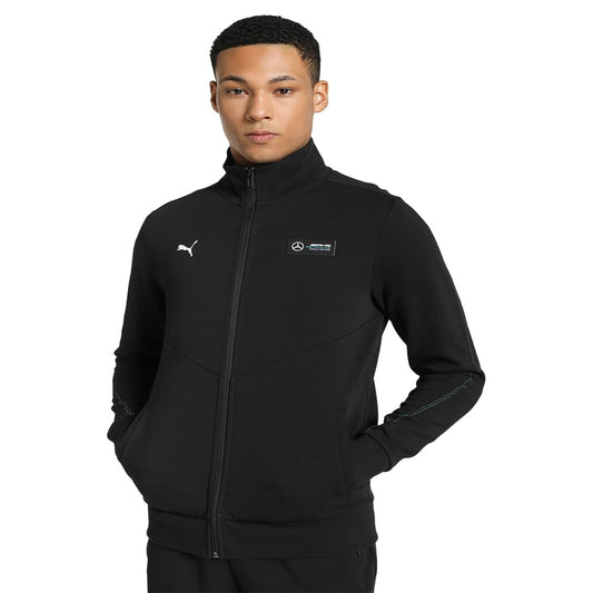 Puma Men's Cotton Standard Length Jacket (Black, Medium)