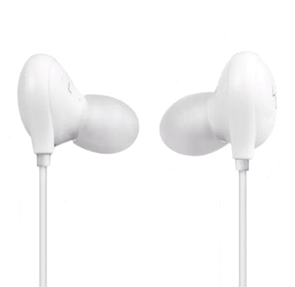 vivo Xe710 Wired Type C Earphones with Mic for Clear Calling, Powerful Audio,1.25M Cable (White, in The Ear) - in Ear