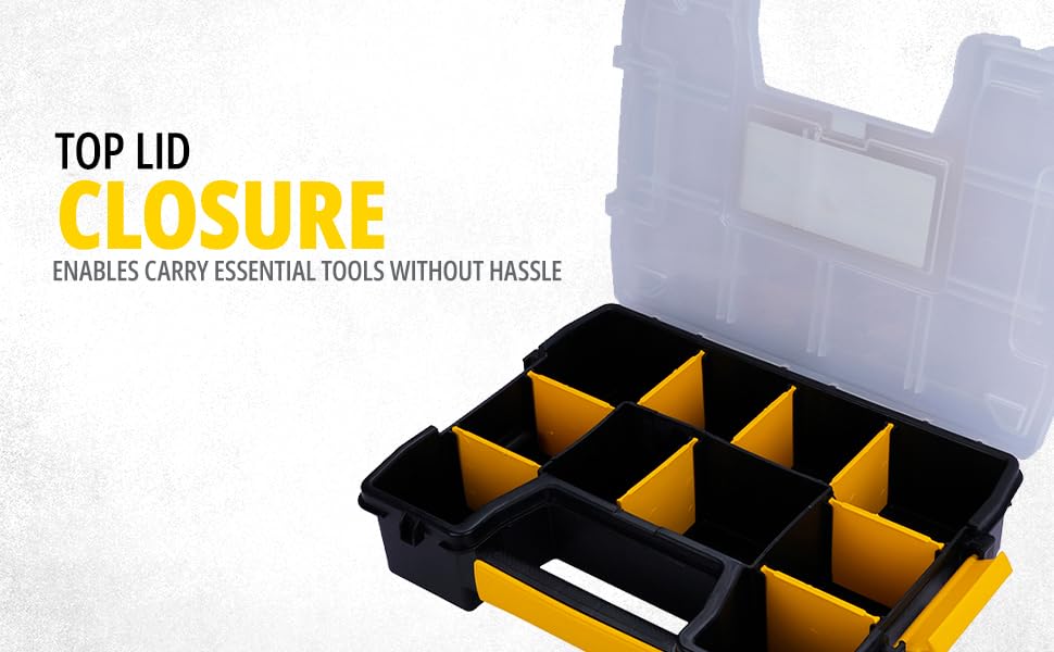 STANLEY STST1-70720 Stackable Master Organizer (Yellow & Black)