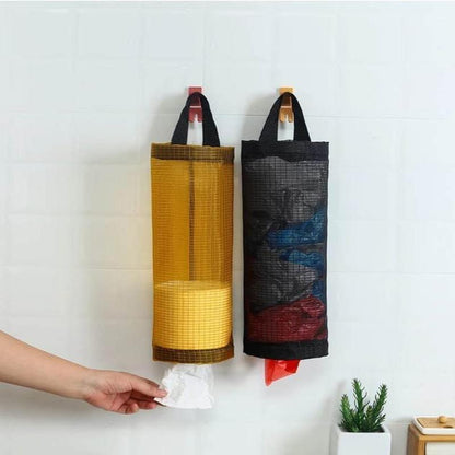 JEJDA® 2 PC Plastic Bag Holder Carry Bag Holder for Kitchen - Versatile Bag Holder, Garbage Bag Dispenser, Plastic Cover Storage, Polythene Bag Stand - Ideal for Home & Kitchen -MULTI Color