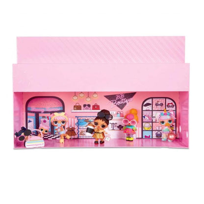 L*O*L. Surprise! Mini Shops Playset - 3-in-1 Kids Toy, Display Case & Carry Case, Includes Exclusive Doll, Holds 55+ Dolls & Accessories, Encourages Creative & Imaginative Play - For Girls Ages 4 Plus