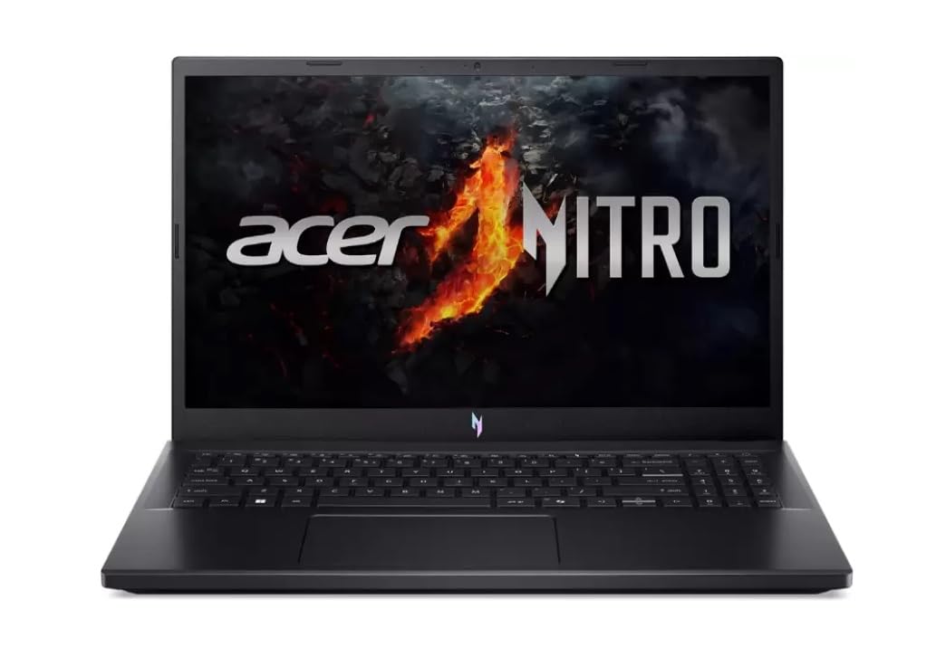 Acer Nitro V AMD Ryzen 5 Hexa Core 7535HS - (16 GB/512 GB SSD/Windows 11 Home/6 GB Graphics/NVIDIA GeForce RTX 3050) ANV15-41 Gaming Laptop (15.6 Inch, Obsidian Black, 2.1 Kg)