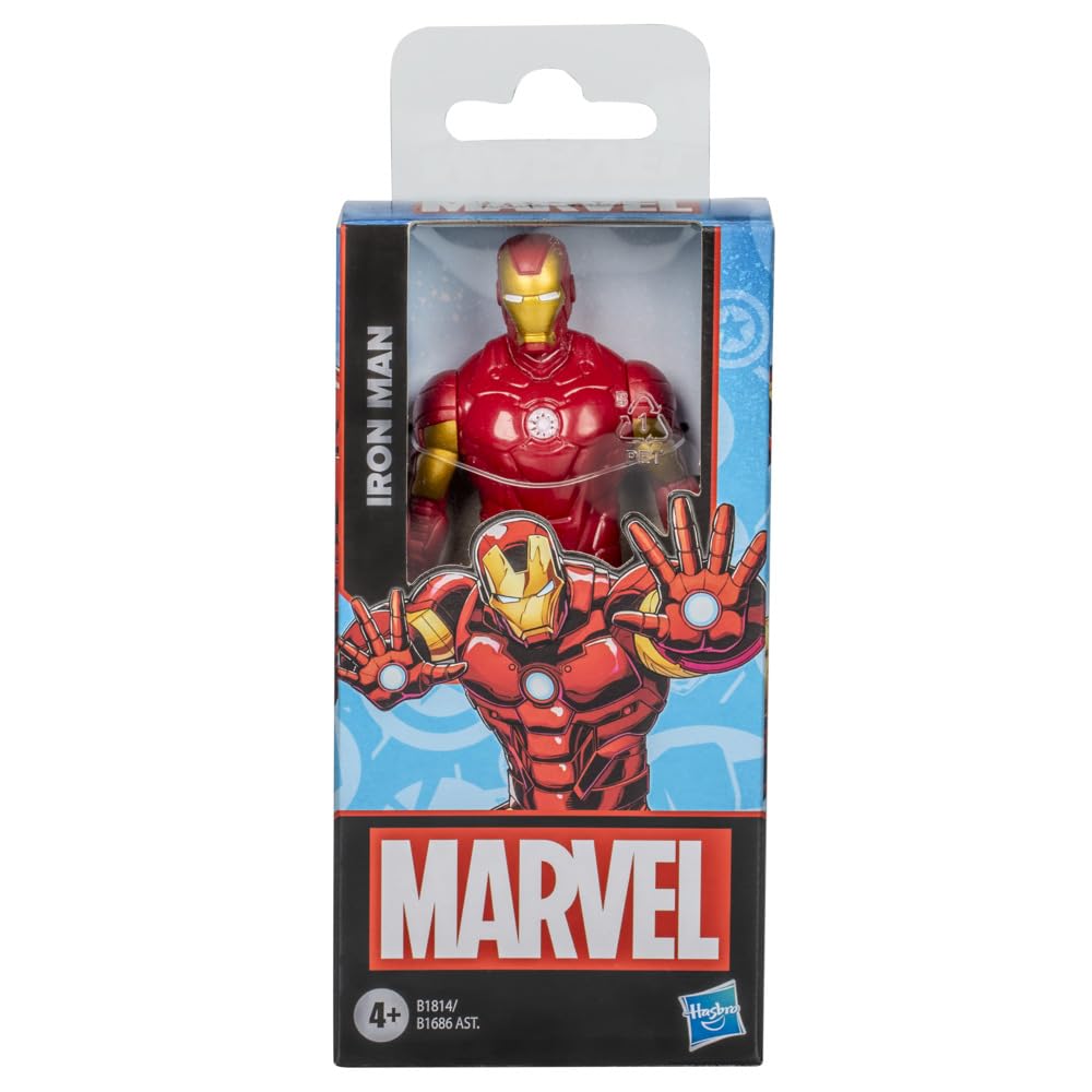 Marvel Iron Man Action Figure, 6-Inch, Super Hero Toys and Figures for Kids Ages 4+