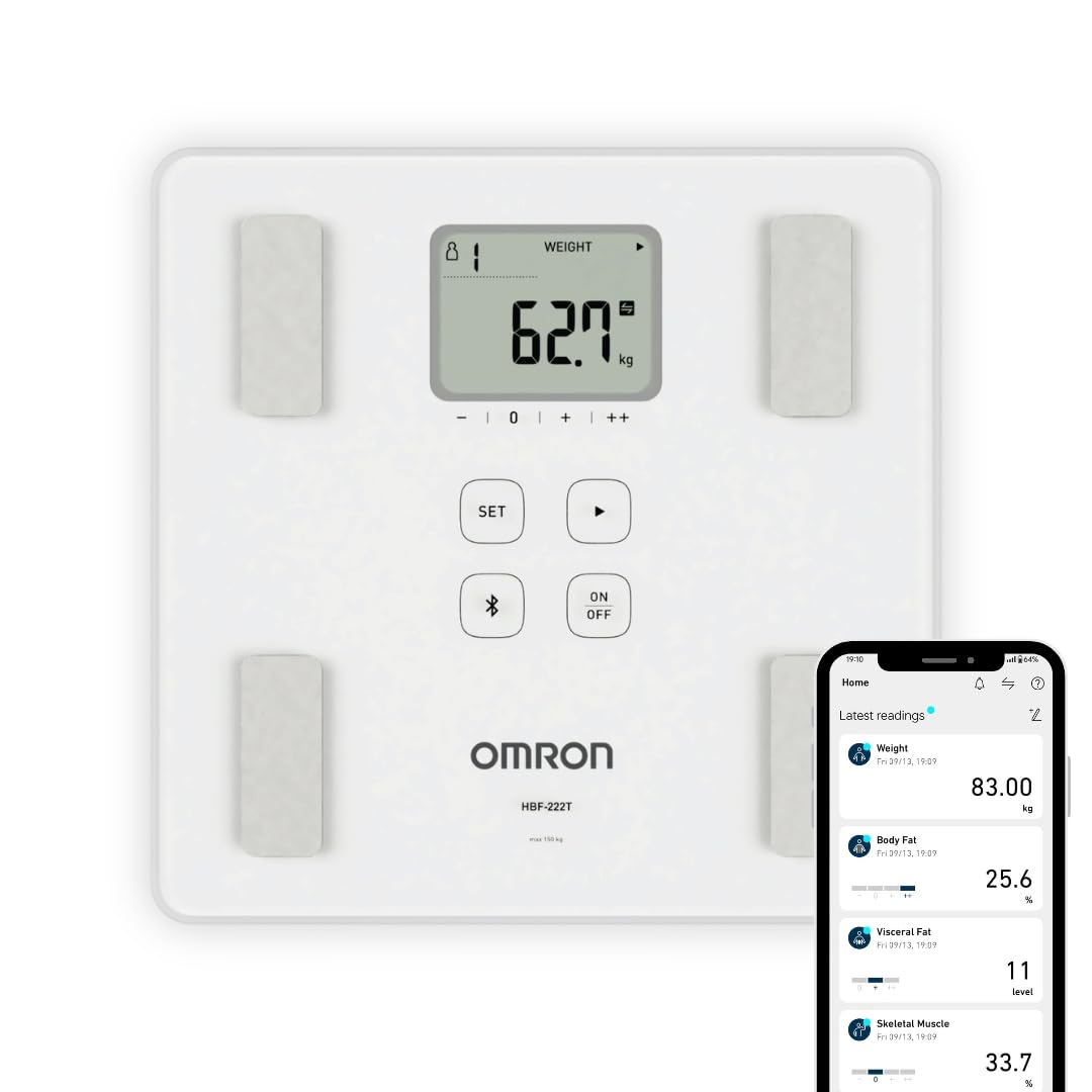 Omron HBF 222T Complete Digital Body Composition Monitor With Bluetooth