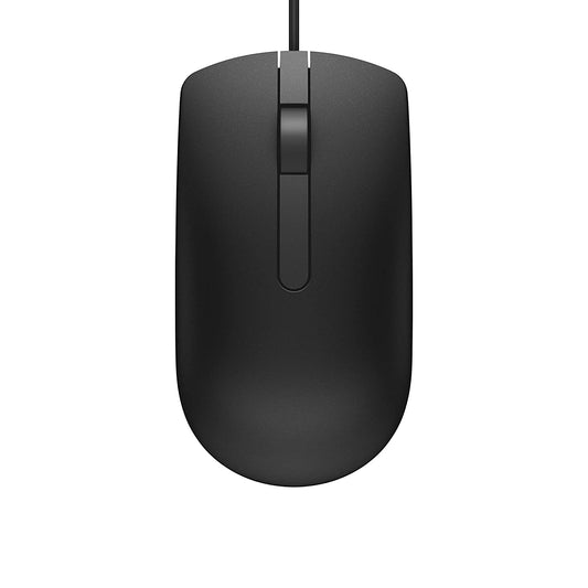 Dell MS116 Wired Optical Mouse, 1000DPI, LED Tracking, Scrolling Wheel, Plug and Play