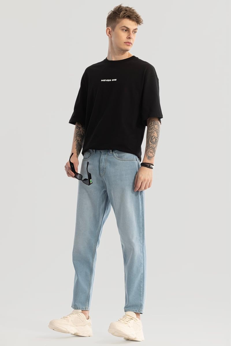 Snitch Plain Baggy Fit Jeans