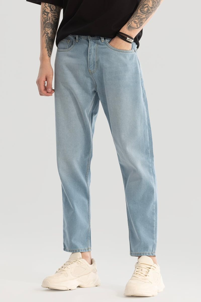 Snitch Plain Baggy Fit Jeans