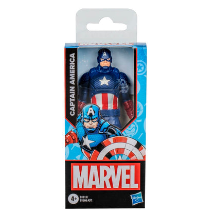 Marvel Captain America Action Figure, 6-Inch, Super Hero Toys and Figures for Kids Ages 4+