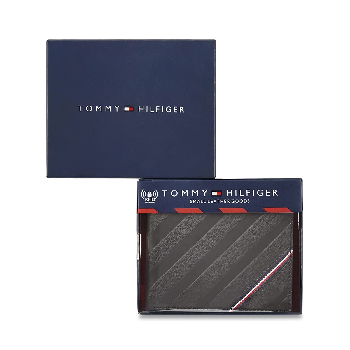 Tommy Hilfiger Bradyn Mens Passcase Wallet Brown