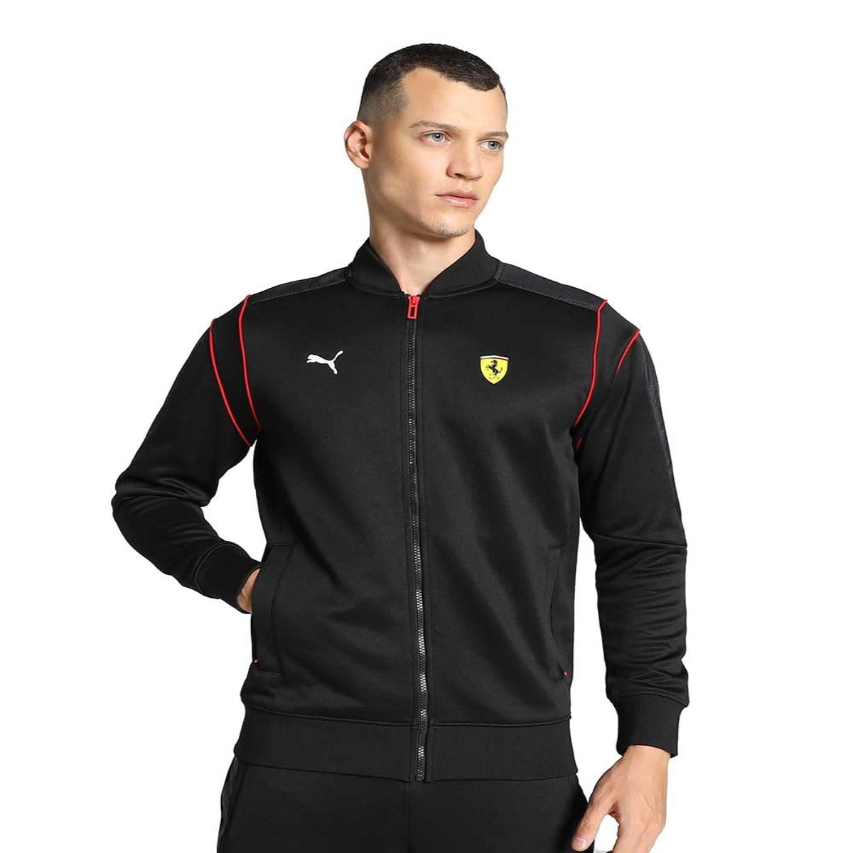 Puma Men's Polyester Standard Length Jacket