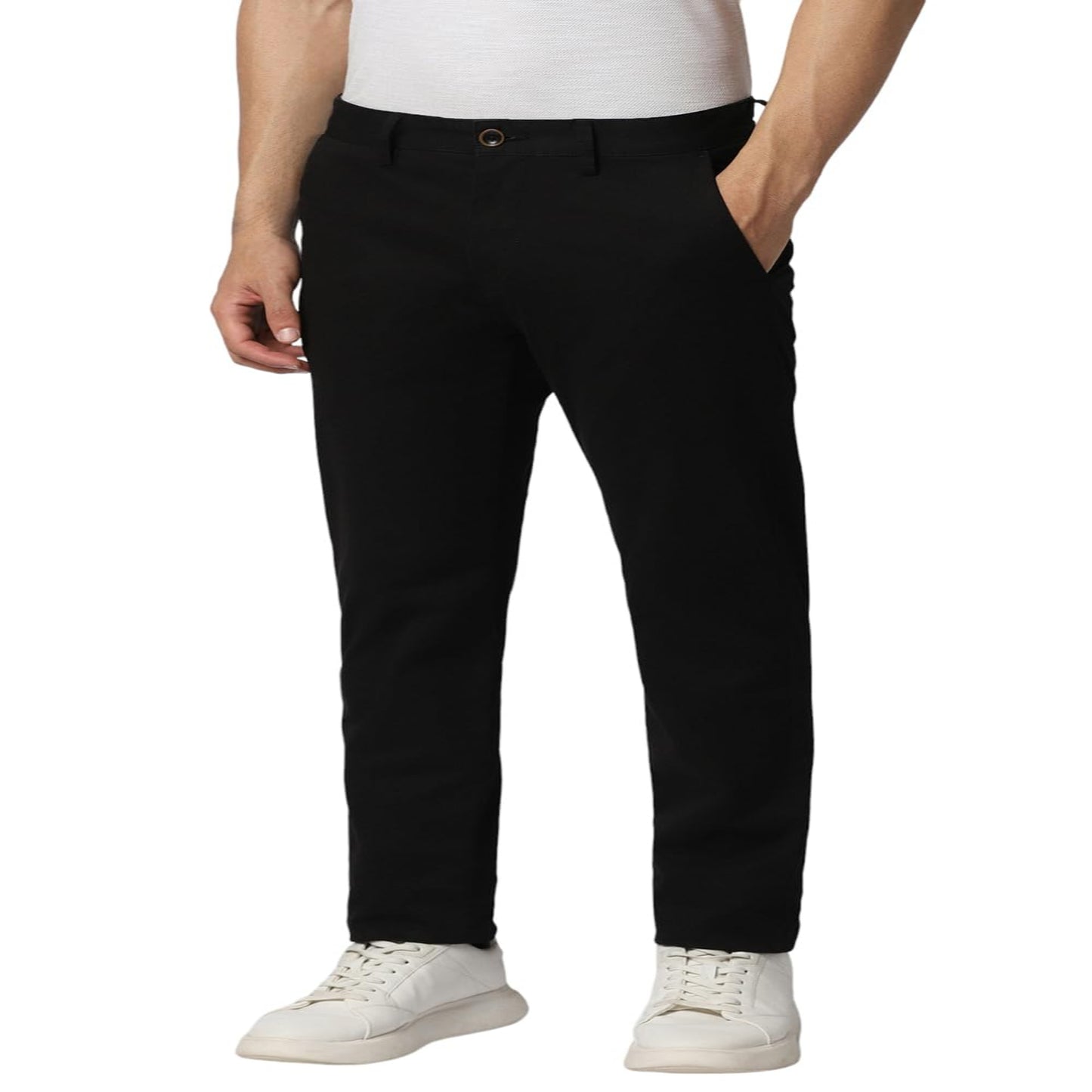 Peter England Jeans Men's Slim Casual Pants