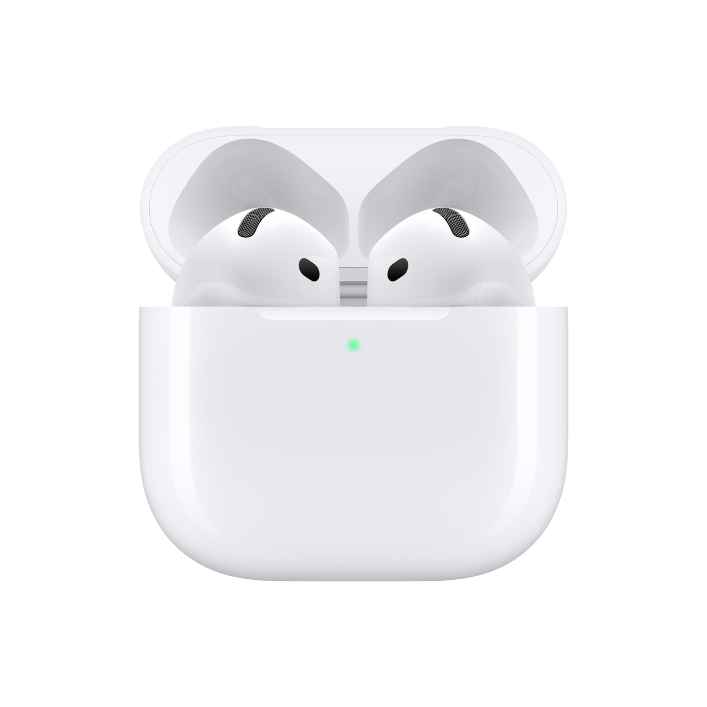 Apple AirPods 4 Wireless Earbuds, Bluetooth Headphones, Personalised Spatial Audio, Sweat and Water Resistant, USB-C Charging Case, H2 Chip, Up to 30 Hours of Battery Life, Effortless Setup for iPhone