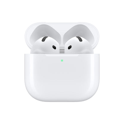 Apple AirPods 4 Wireless Earbuds, Bluetooth Headphones, Personalised Spatial Audio, Sweat and Water Resistant, USB-C Charging Case, H2 Chip, Up to 30 Hours of Battery Life, Effortless Setup for iPhone