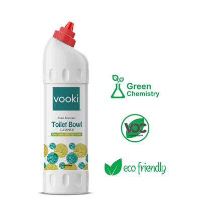 Vooki Ecofriendly Toilet Cleaner, 100 Flush Protection Toilet Bowl Cleaner Liquid - 500 Ml (Pack of 2)