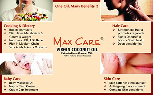 Max Care Cold Pressed Virgin Coconut Oil, 1L