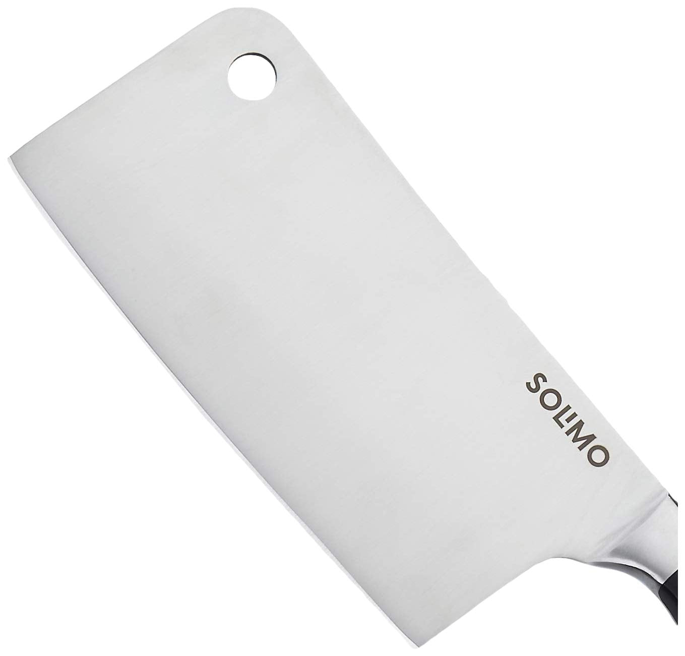 Amazon Brand - Solimo Premium High-Carbon Stainless Steel Meat Cleaver/Knife