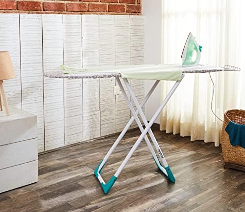 Amazon Brand - Solimo Wooden Ironing Board/Table with Iron Holder, Foldable & Adjustable (116 x 40cm)