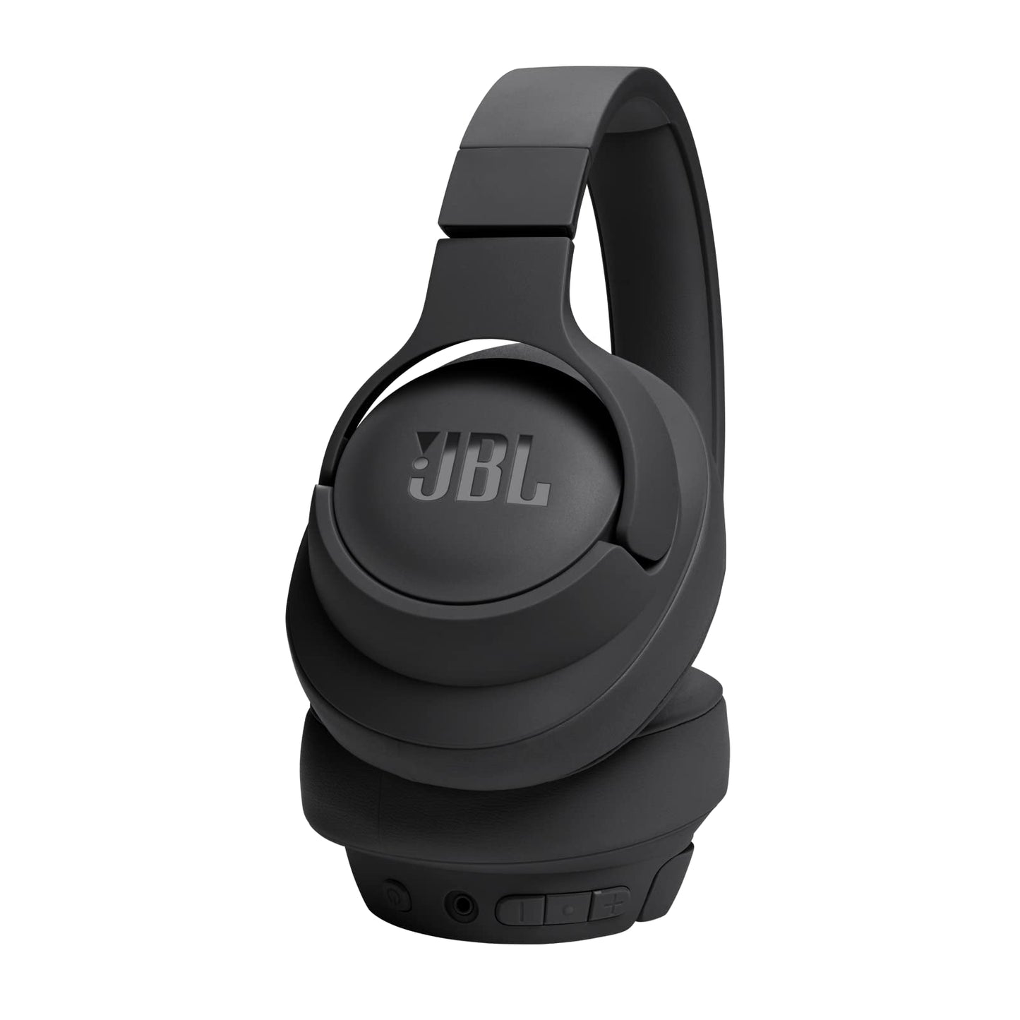 JBL Tune 720BT Wireless Over Ear Headphones with Mic, Pure Bass Sound, Upto 76 Hrs Playtime, Speedcharge, Dual Pairing, Customizable Bass with Headphones App, Lightweight, Bluetooth 5.3 (Black)