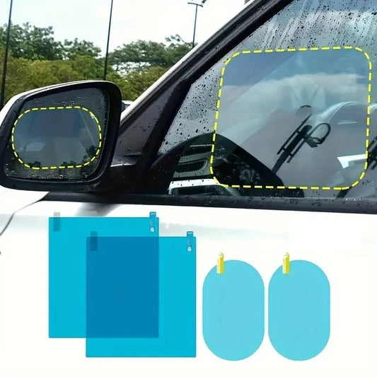 TEKCOOL 8pcs Car Rearview Mirror Films 